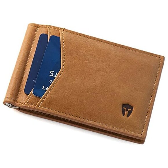 Bryker Hyde RFID Blocking Slim Minimalist , Tan - Picture 1 of 6